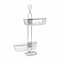 Zenna Home Never Rust Aluminum Adjustable Shower Caddy