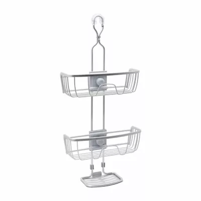 Zenna Home Never Rust Aluminum Adjustable Shower Caddy