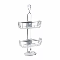 Zenna Home Never Rust Aluminum Adjustable Shower Caddy