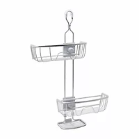 Zenna Home Never Rust Aluminum Adjustable Shower Caddy