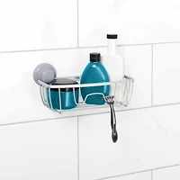 Zenna Home Aluminum Power Grip Pro Shower Caddy