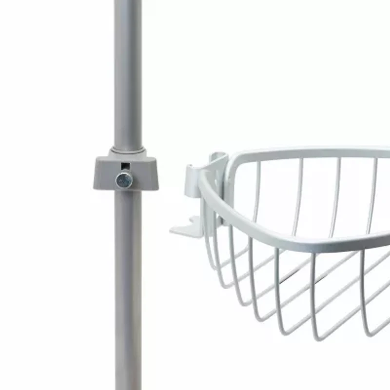 Zenna Home 3 Tier Aluminum Tension Pole Shower Caddy
