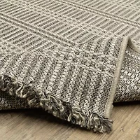 Covington Home Geneva Geometric Lines Indoor Outdoor Rectangular Area Rug