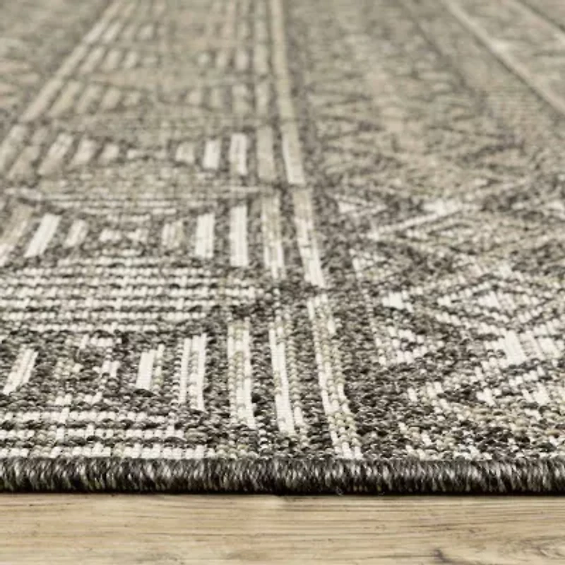 Covington Home Geneva Tribal Inspired 39"X60" Indoor Outdoor Rectangular Accent Rug
