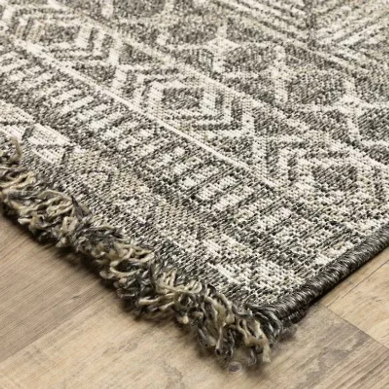 Covington Home Geneva Tribal Inspired 22"X90" Indoor Outdoor Rectangular Runner