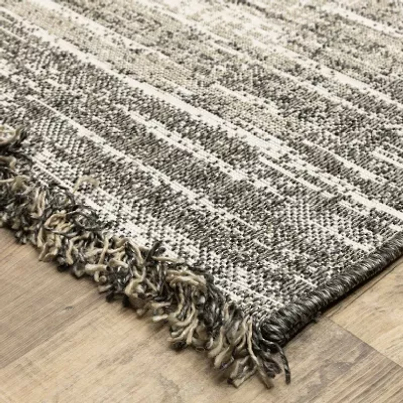 Covington Home Geneva Weathered Textures Indoor Outdoor Rectangular Area Rug