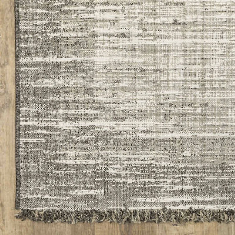 Covington Home Geneva Weathered Textures 22"X90" Indoor Outdoor Rectangular Runner