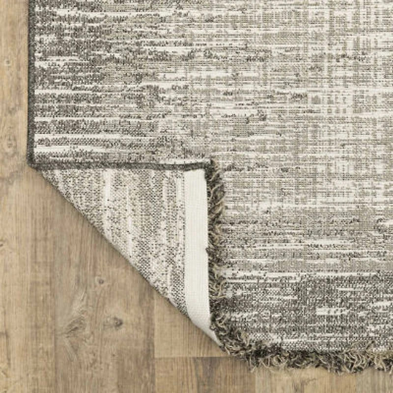 Covington Home Geneva Weathered Textures 22"X90" Indoor Outdoor Rectangular Runner