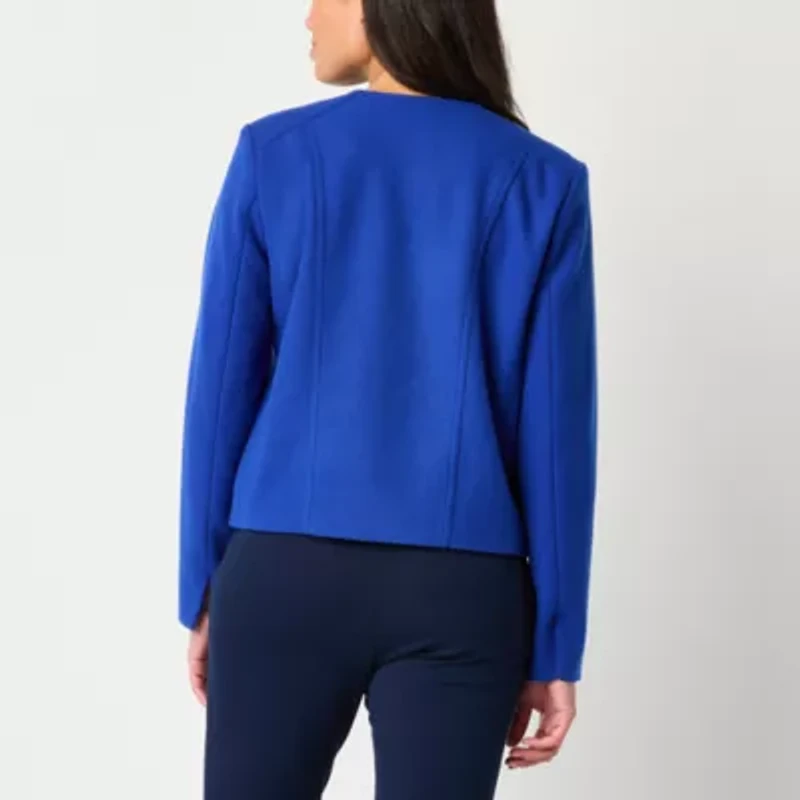 Liz Claiborne Womens Lightweight Cropped Jacket
