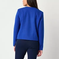 Liz Claiborne Womens Lightweight Cropped Jacket