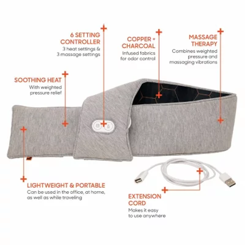 Sharper Image Calming Heat Neck Wrap