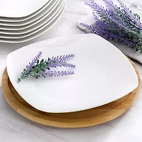 Elama Square Large 12-pc. Stoneware Dinner Plate