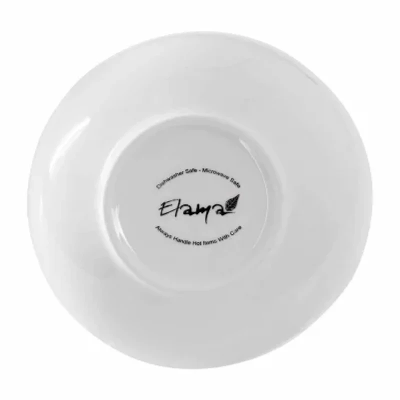 Elama Professional Kitchen 12-pc. Stoneware Salad Bowl