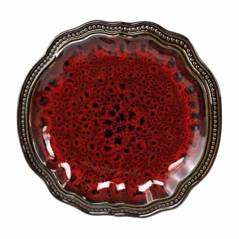 Elama Regency 6-pc. Stoneware Dinner Plate