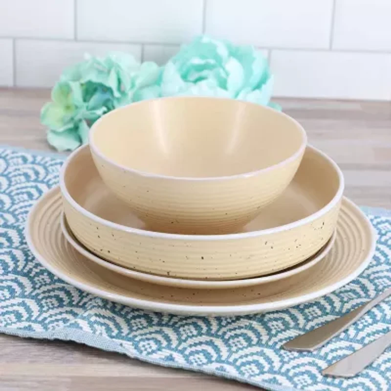 Elama Emilia 16-pc. Stoneware Dinnerware Set