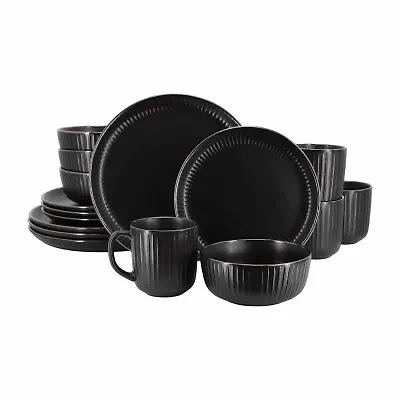 Elama Leo 16-pc. Stoneware Dinnerware Set