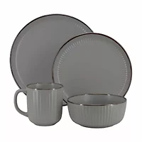 Elama Leo 16-pc. Stoneware Dinnerware Set