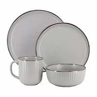 Elama Leo 16-pc. Stoneware Dinnerware Set