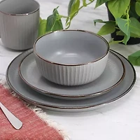 Elama Leo 16-pc. Stoneware Dinnerware Set