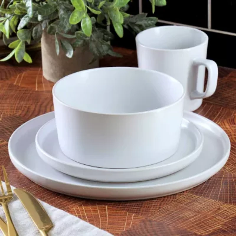 Elama Luxmatte 16-pc. Stoneware Dinnerware Set