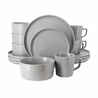 Elama Luxmatte 16-pc. Stoneware Dinnerware Set