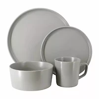 Elama Luxmatte 16-pc. Stoneware Dinnerware Set