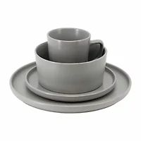Elama Luxmatte 16-pc. Stoneware Dinnerware Set