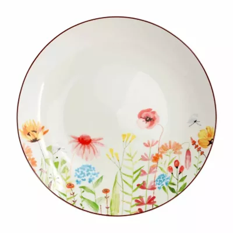 Elama Wildflower Meadow 16-pc. Stoneware Dinnerware Set
