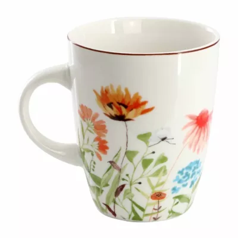 Elama Wildflower Meadow 16-pc. Stoneware Dinnerware Set