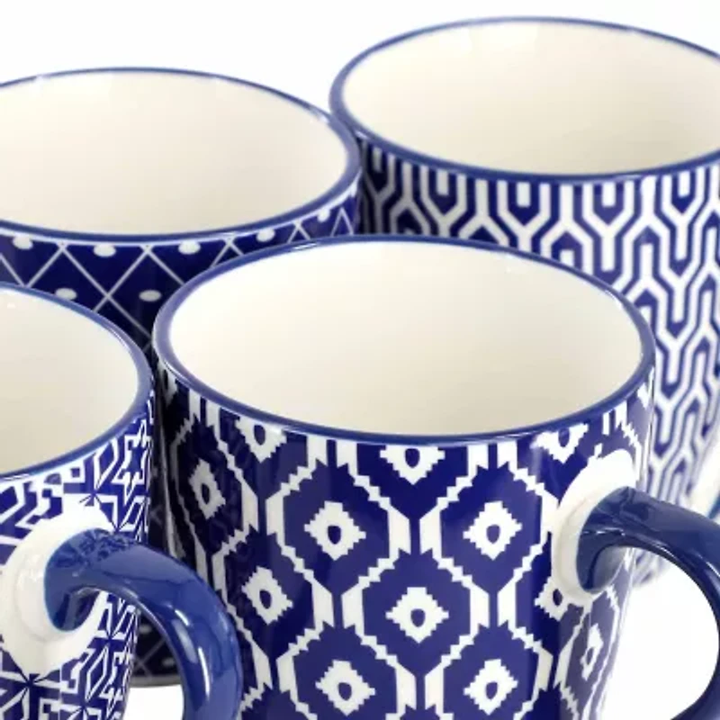Elama Declan 6-pc. Stoneware Dinnerware Set