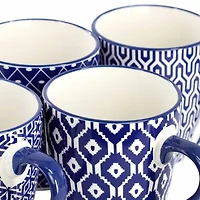 Elama Declan 6-pc. Stoneware Dinnerware Set