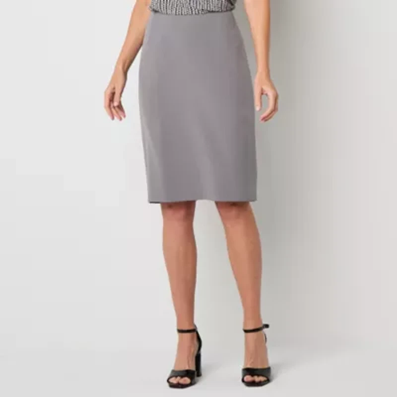 Black Label by Evan-Picone Womens Suit Skirt