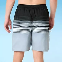 Burnside E-Board Mens Quick Dry Striped Swim Shorts