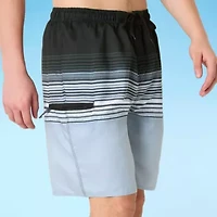 Burnside E-Board Mens Quick Dry Striped Swim Shorts