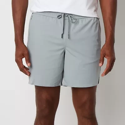 Xersion 2-In-1 Mens 7" Mid Rise Workout Shorts