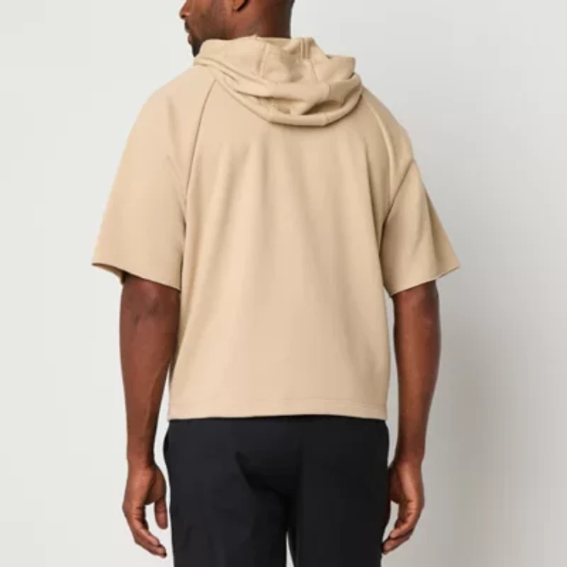 Xersion Terry Mens Short Sleeve Active Hoodie