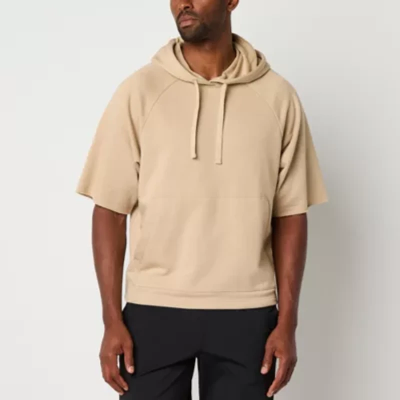 Xersion Terry Mens Short Sleeve Active Hoodie