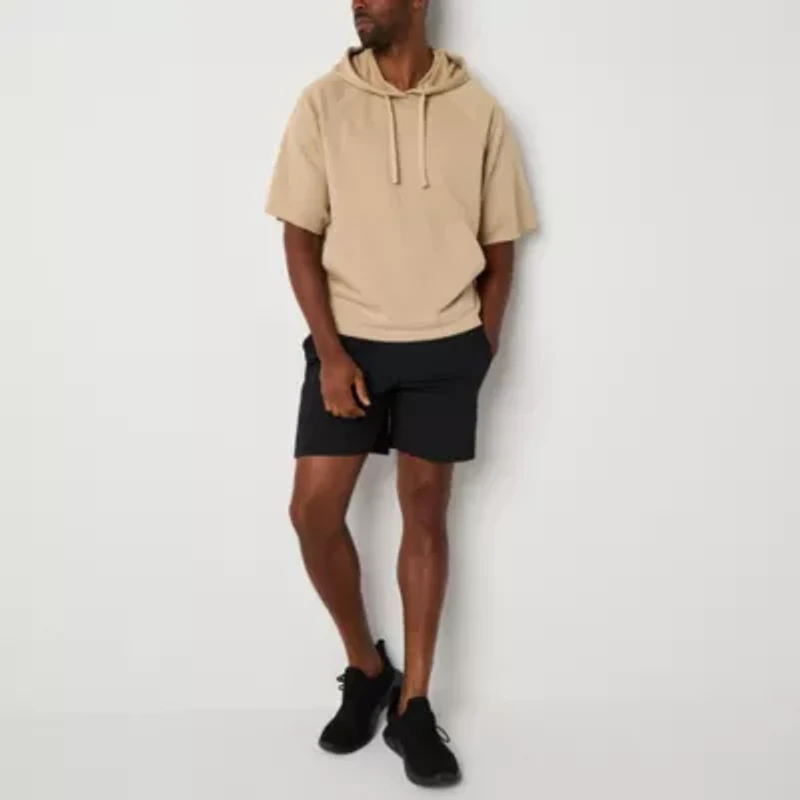 Xersion Terry Mens Short Sleeve Active Hoodie