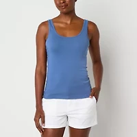a.n.a Womens U Neck Sleeveless Tank Top