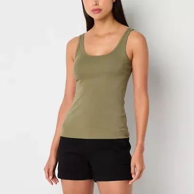 a.n.a Womens U Neck Sleeveless Tank Top