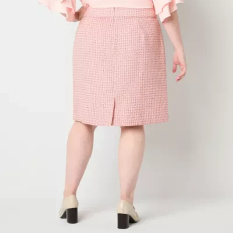 Liz Claiborne Womens Pencil Skirt Plus