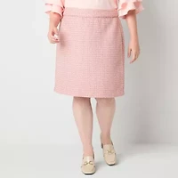Liz Claiborne Womens Pencil Skirt Plus