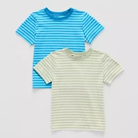 Okie Dokie Toddler & Little Boys Crew Neck Short Sleeve 2-pc. T-Shirt