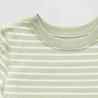 Okie Dokie Toddler Boys Easy-on + Easy-off Sensory Friendly Crew Neck Short Sleeve Adaptive T-Shirt