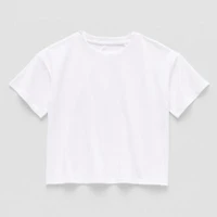 Thereabouts Boxy Little & Big Kid Girls Crew Neck Short Sleeve T-Shirt