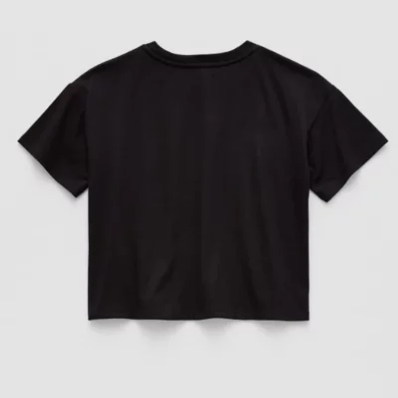 Thereabouts Boxy Little & Big Kid Girls Crew Neck Short Sleeve T-Shirt