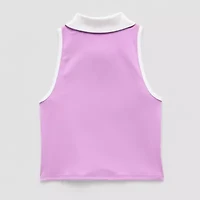 Xersion Polo Little & Big Kid Girls Sleeveless Active Tank Top
