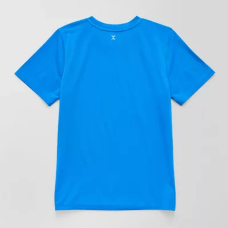 Xersion Performance Little & Big Kid Boys Crew Neck Short Sleeve Active T-Shirt