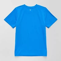 Xersion Performance Little & Big Kid Boys Crew Neck Short Sleeve Active T-Shirt