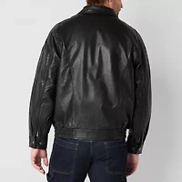 Vintage Leather Mens Midweight Bomber Jacket